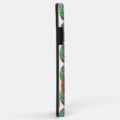 オパールパターンiPhoneケースオーバルジェムストーンwイニシャル Case-Mate iPhoneケース (裏面/右)