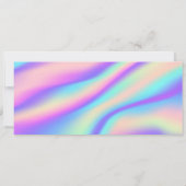 オパールパーティーチケット招待状 招待状 (裏面)