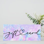 オパールフェイクグリッターギフト券 (スタンド正面)