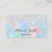 オパールフェイクグリッター効果 名刺 (正面)