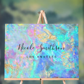 オパールフェイク静脈デザイン アクリルサイン (ニュートラル)