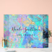 オパールフェイク静脈デザイン アクリルサイン (ウェディング)