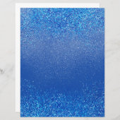 オパールブルーきらめくグリッターダストスクラップブック紙 (正面/裏面)