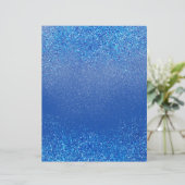 オパールブルーきらめくグリッターダストスクラップブック紙 (スタンド正面)