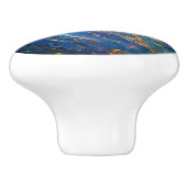 オパールブルージェムパターン セラミックノブ (側面)