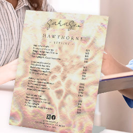 オパールプライスバラ金ゴールドラグジュアリーエレガント 台座サイン