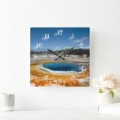 オパールプール スクエア壁時計 (ホーム)