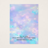 オパールホログラフィックイヤリング&ネックレスディスプレイ (裏面)