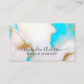 オパールユニーク金ゴールド詳細 名刺 (正面)