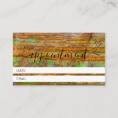 オパールロック層プロフェッショナルアポイントメントカード 予約カード (正面)