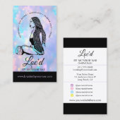 オパールロッティアンドスタイリストロック美しいサロン 名刺 (正面/裏面)