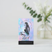 オパールロッティアンドスタイリストロック美しいサロン 名刺 (スタンド正面)