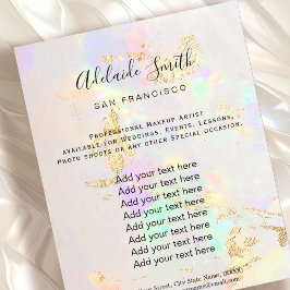 オパール写真デザイン チラシ