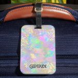 オパール写真ラゲッジタグ ラゲッジタグ<br><div class="desc">opalテクスチャラゲッジタグ</div>
