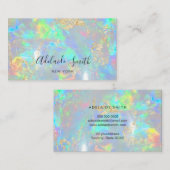 オパール写真背景 名刺 (正面/裏面)