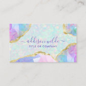 オパール宝石 名刺 (正面)