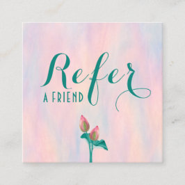 オパール期パステルロータスフラワーマッサージセラピスト 紹介カード