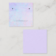 オパール瑪瑙のテクスチャイヤリング表示カード