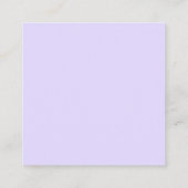 オパール瑪瑙のテクスチャイヤリング表示カード スクエア名刺 (裏面)
