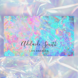 オパール石のテクスチャ名刺 名刺