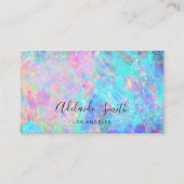 オパール石のテクスチャ名刺 名刺 (正面)