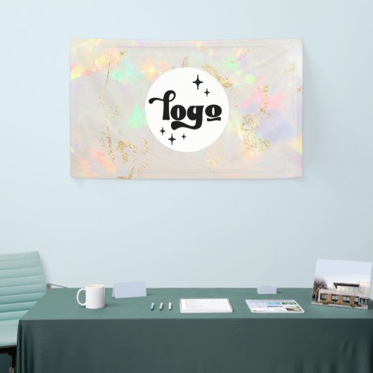オパール石の写真 横断幕 (トレードショー)