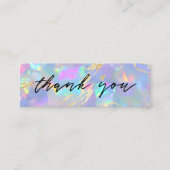 オパール石の背景 スキニー名刺 (正面)