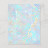 オパール石の背景 チラシ (裏面)