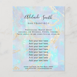 オパール石の背景 チラシ