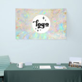 オパール石の背景 横断幕 (トレードショー)