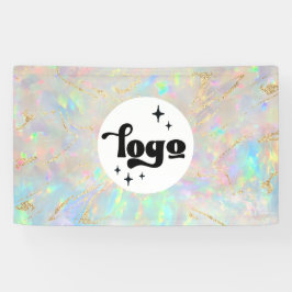 オパール石の背景 横断幕