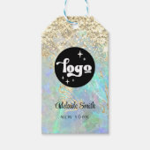 オパール石の製品の贈り物ラベル ギフトタグ (正面)