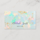 オパール石フォト名刺 名刺 (正面)