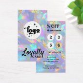 オパール石ロイヤリティカード (デスク)