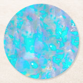 オパール石組織 ラウンドペーパーコースター (正面)