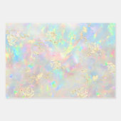 オパール石組織 ラッピングペーパーシート (正面)