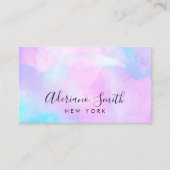 オパール石 名刺 (正面)