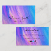 オパール石 名刺 (正面/裏面)