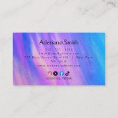 オパール石 名刺 (裏面)