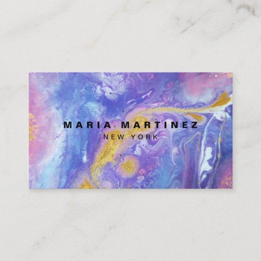 オパール石 名刺 (正面)