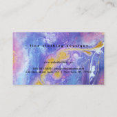 オパール石 名刺 (裏面)