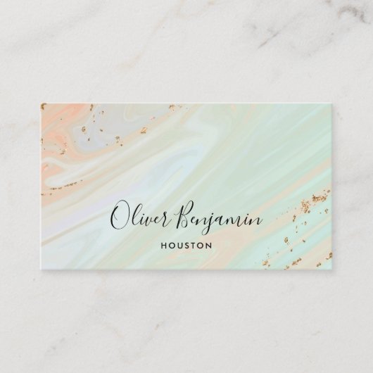 オパール石 名刺 (正面)