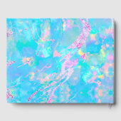 オパール結婚バックグラウンド ゲストブック (裏面)