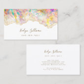 オパール縁ど名刺 名刺 (正面/裏面)