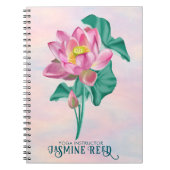 オパール落ち着いたピンクの花 | フリーランス・カウンセラー ノートブック (正面)