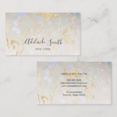 オパール調画像 名刺 (正面/裏面)