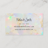 オパール質写真アポイントメントカード 名刺 (裏面)