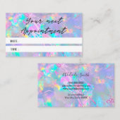 オパール質写真アポイントメントカード 名刺 (正面/裏面)