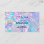 オパール質写真アポイントメントカード 名刺 (裏面)