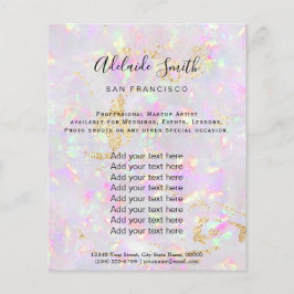 オパール鉱物デザイン機 チラシ